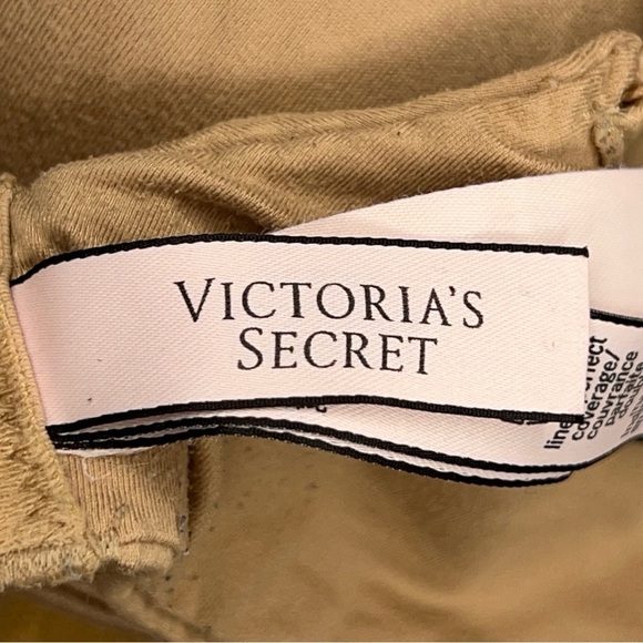 32DDD VICTORIAS SECRET BEIGE BRA UNDERWIRE LINED PERFECT COVERAGE - Picture 7 of 10